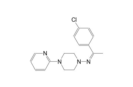N-[(Z)-1-(4-chlorophenyl)ethylidene]-4-(2-pyridinyl)-1-piperazinamine
