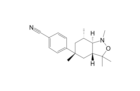 rac-4-((3aR,5R,7S,7aR)-1,3,3,5,7-pentamethyloctahydrobenzo[c]isoxazol-5-yl)benzonitrile