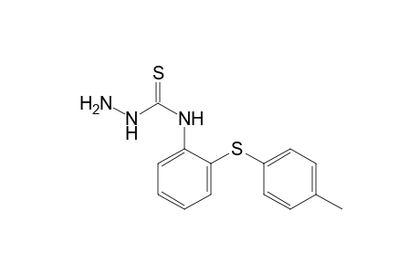 3-thio-4-[o-(p-tolylthio)phenyl]semicarbazide