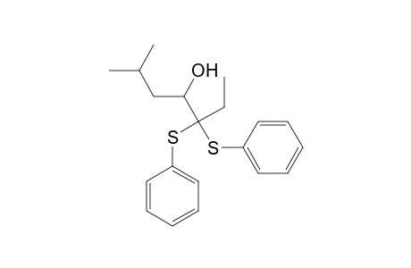 6-Methyl-3,3-bisphenylthioheptan-4-ol
