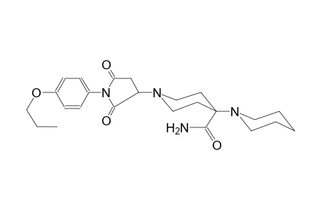 1'-(2,5-dioxo-1-(4-propoxyphenyl)pyrrolidin-3-yl)-[1,4'-bipiperidine]-4'-carboxamide