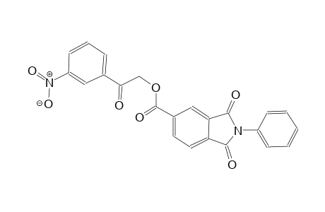 1H-isoindole-5-carboxylic acid, 2,3-dihydro-1,3-dioxo-2-phenyl-, 2-(3-nitrophenyl)-2-oxoethyl ester