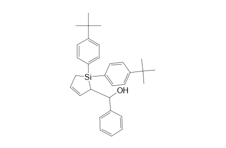 2-(.alpha.-hydroxybenzyl)-1,1-bis(4-tert-butylphenyl)-1-silacyclo-3-pentene