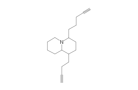 1-(3'-Butyn-1'-yl)-4-(4''-pentyn-1"-yl)-quinolizidine