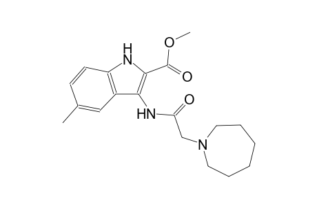 methyl 3-[(hexahydro-1H-azepin-1-ylacetyl)amino]-5-methyl-1H-indole-2-carboxylate