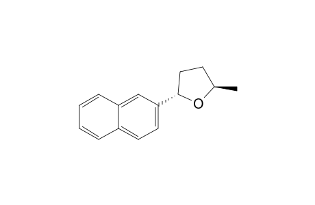 (2R,5S)-2-methyl-5-(2-naphthalenyl)oxolane