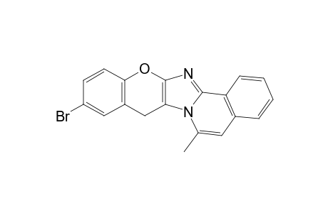10-Bromo-6-methyl-8H-chromeno[2',3':4,5]imidazo[2,1-a]-isoquinoline