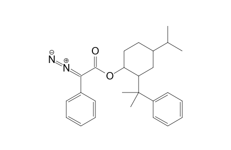 2-Cumyl-4-isopropylcyclohexyl-2-diazo-2-phenylacetate