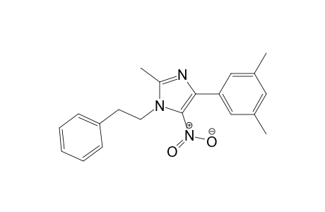 2-Methyl-4-(3,5-dimethylphenyl)-5-nitro-1-phenethyl-1H-imidazole