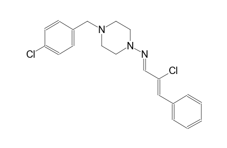 1-piperazinamine, 4-[(4-chlorophenyl)methyl]-N-[(E,2Z)-2-chloro-3-phenyl-2-propenylidene]-