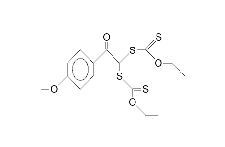 (4-Methoxy-benzoyl)-methylene-bis(ethyl-xanthogenate)