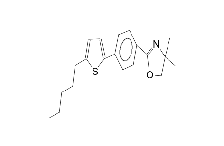 2-[4-(5-pentyl-2-thienyl)phenyl]-4,4-dimethyl-2-oxazoline