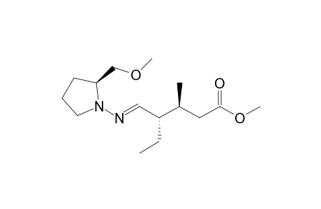 (3S,4S)-4-[(E)-[(2S)-2-(methoxymethyl)-1-pyrrolidinyl]iminomethyl]-3-methylhexanoic acid methyl ester