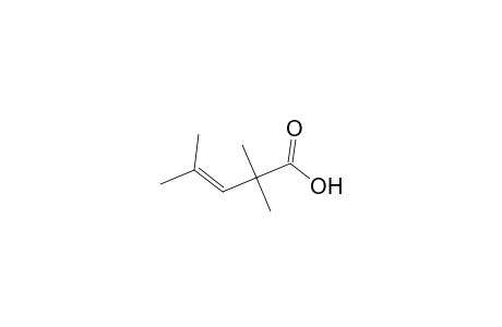 3-Pentenoic acid, 2,2,4-trimethyl-