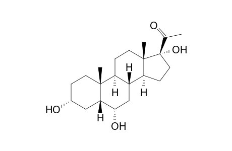 3α,6α,17-trihydroxy-5β-pregnan-20-one