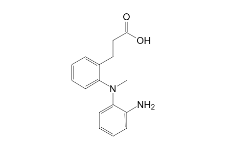 N-methyl-N-(2-(.beta.-carboxyethyl)phenyl)-o-phenylene diamine