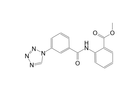 benzoic acid, 2-[[3-(1H-tetrazol-1-yl)benzoyl]amino]-, methyl ester