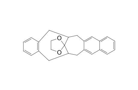 Benzo(c)naphtho(2,3-h)bicyclo(4.4.1)undeca-3,8-dien-11-one ethylene acetal