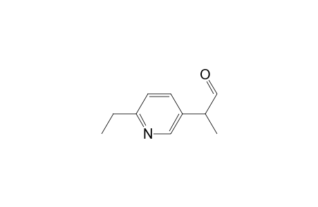 2-Ethyl-5-(1-formylethyl)pyridine