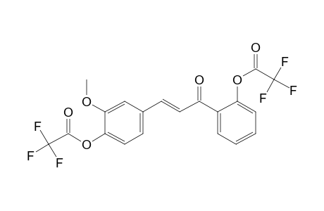 4,2'-Dihydroxy-3-methoxychalcone, bis(trifluoroacetate)