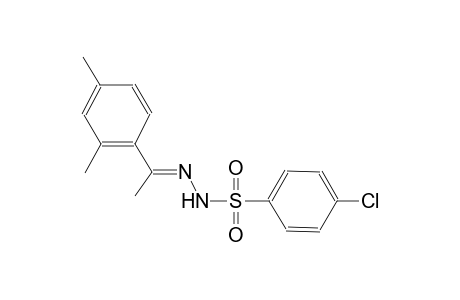 4-chloro-N'-[(E)-1-(2,4-dimethylphenyl)ethylidene]benzenesulfonohydrazide