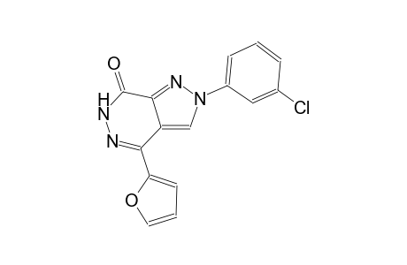 2-(3-Chloro-phenyl)-4-furan-2-yl-2,6-dihydro-pyrazolo[3,4-d]pyridazin-7-one
