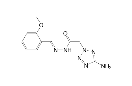 2-(5-amino-2H-tetraazol-2-yl)-N'-[(E)-(2-methoxyphenyl)methylidene]acetohydrazide