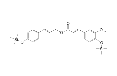 Hydroxycinnamyl (E)-ferulate, di-TMS