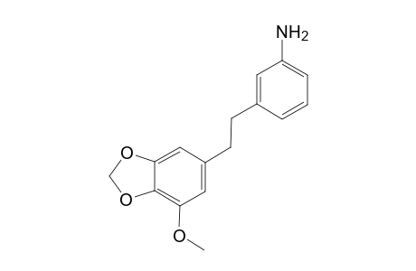 3-(2-(7-Methoxybenzo[d][1,3]dioxol-5-yl)ethyl)benzenamine