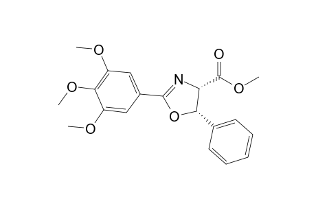 Methyl (4S,5S)-2-(3,4,5-trimethoxyphenyl)-5-phenyl-cis-2-oxazoline-4-carboxylate
