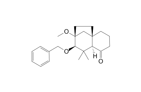 (1R,5R,7R,8R) 8-Benzyloxy-7,7-dimthyl-9-methoxytricyclo[7.2.1.0(1,6)]dodecan-5-one