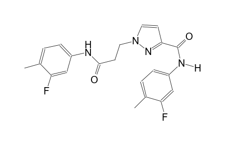 1H-pyrazole-1-propanamide, N-(3-fluoro-4-methylphenyl)-3-[[(3-fluoro-4-methylphenyl)amino]carbonyl]-