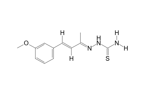 trans-4-(m-methoxyphenyl)-3-buten-2-one, thiosemicarbazone