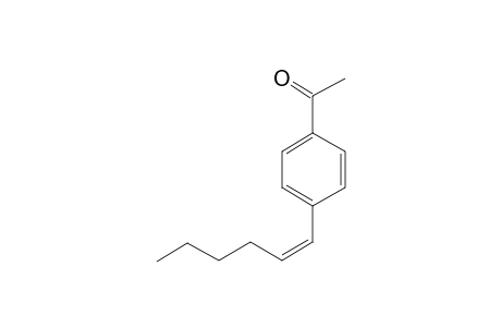 1-{4-[(Z)-hex-1-enyl]phenyl}ethanone