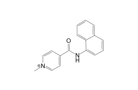 1-Methyl-4-[(1-naphthylamino)carbonyl]pyridinium