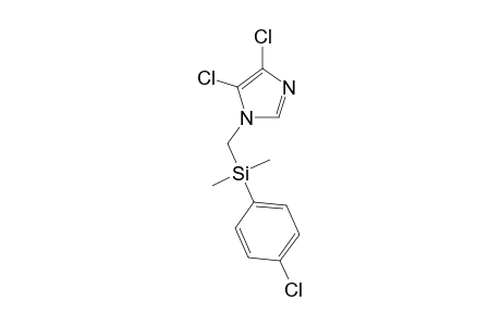 1H-Imidazole, 4,5-dichloro-1-[[(4-chlorophenyl)dimethylsilyl]methyl]-