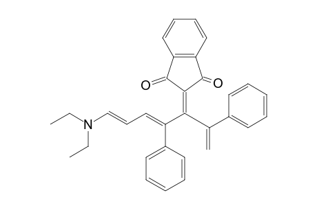 1-(Diethylamino)-5-(indan-1,3-dion-2-ylidene)-4,6-diphenylhepta-1,3,6-triene