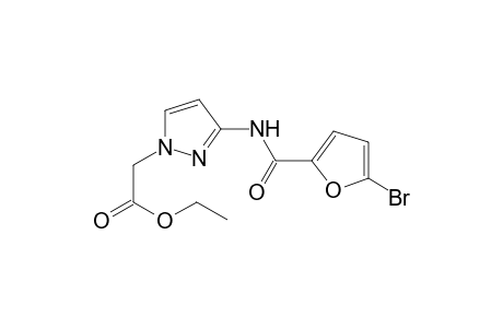 1H-Pyrazole-1-acetic acid, 3-[[(5-bromo-2-furanyl)carbonyl]amino]-, ethyl ester