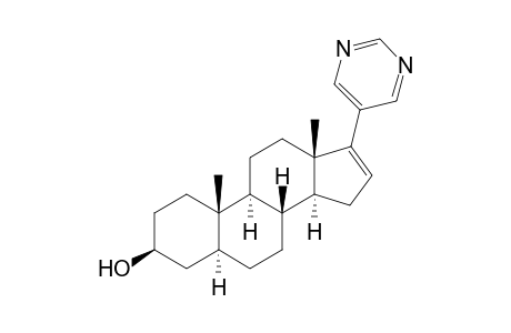 (3beta,5alpha)-17-(5'-Pyrimidyl)-5alpha-androst-16-en-3-ol