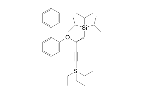 1-Triisopropylsilyl-2-(2-biphenyl)-4-triethylsilylbut-1-en-3-yne