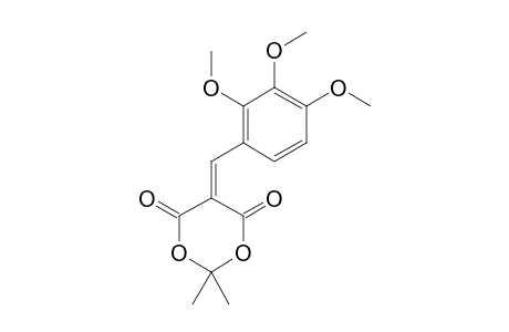 2,2-DIMETHYL-5-(2,3,4-TRIMETHOXYBENZYLIDENE)-1,3-DIOXANE-4,6-DIONE