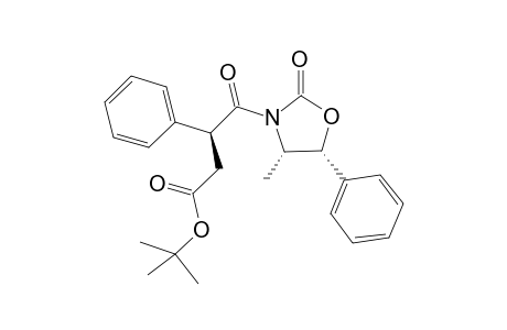 (3S)-4-keto-4-[(4S,5R)-2-keto-4-methyl-5-phenyl-oxazolidin-3-yl]-3-phenyl-butyric acid tert-butyl ester