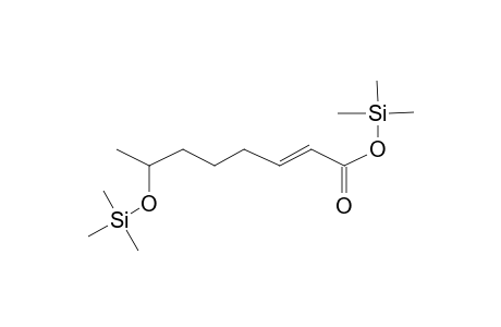 Octen-2-oic acid <7-hydroxy->, di-TMS