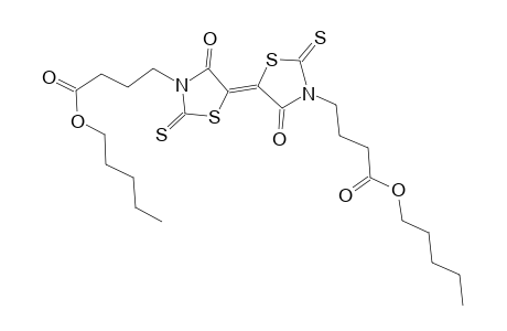 3-thiazolidinebutanoic acid, 4-oxo-5-[4-oxo-3-[4-oxo-4-(pentyloxy)butyl]-2-thioxo-5-thiazolidinylidene]-2-thioxo-, pentyl ester, (5E)-