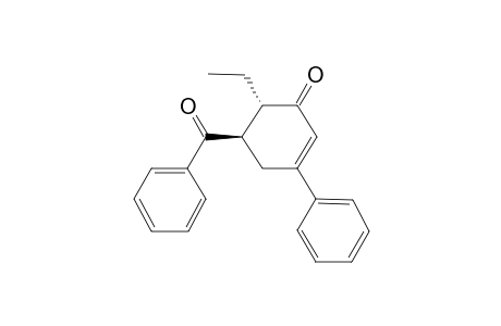 (5R*,6S*)-6-Ethyl-3-phenyl-5-benzoylcyclohex-2-en-1-one