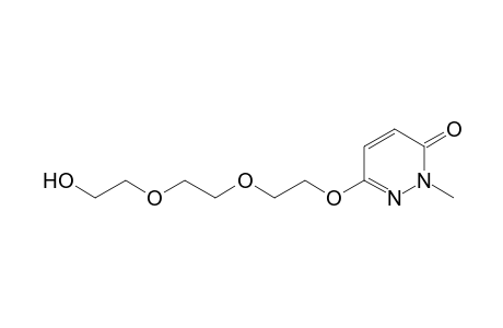 3-{2-[2-(2-Hydroxyethoxy)ethoxy]ethoxy}-1-methylpyridazin-6-one