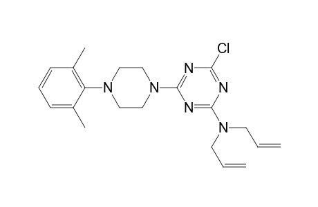 2-Chloro-4-(diallylamino)-6-[4-(2,6-dimethylphenyl)piperazinyl]-1,3,5-triazine
