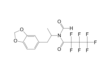 (.+/-.)-N-formyl-3,4-methylenedioxyamphetamine, N-(heptafluorobutyryl)