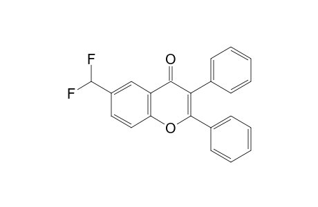 6-(Difluoromethyl)-2,3-diphenyl-4H-chromen-4-one