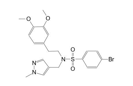 benzenesulfonamide, 4-bromo-N-[2-(3,4-dimethoxyphenyl)ethyl]-N-[(1-methyl-1H-pyrazol-4-yl)methyl]-